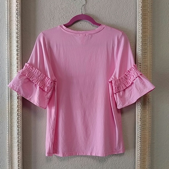 Pink H&M Ruffle-sleeve - Picture 2 of 7